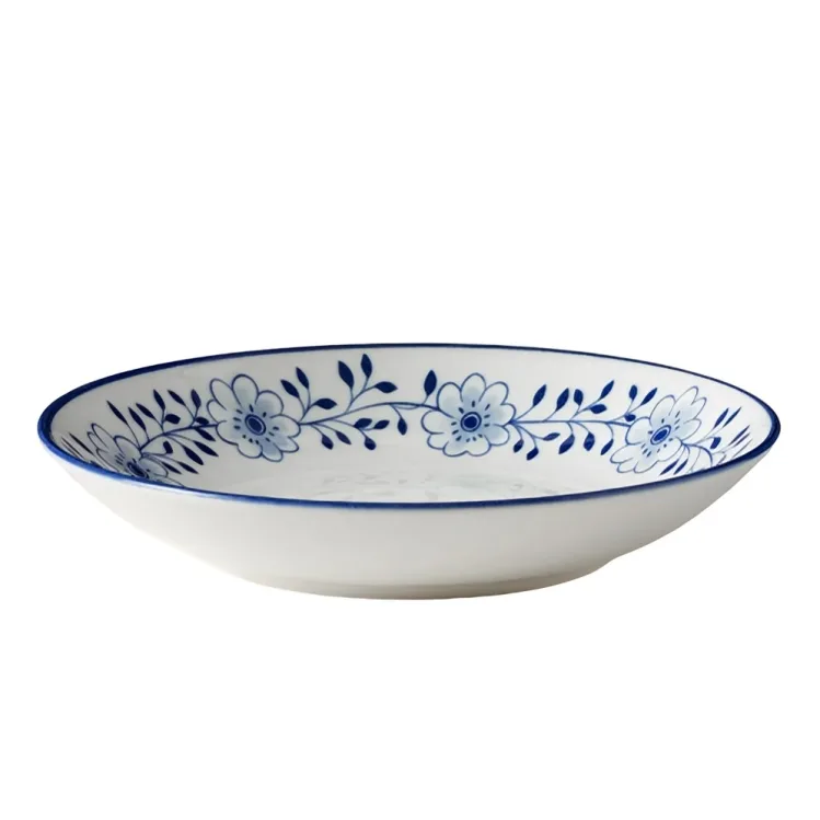 بشقاب خورش خوری مادام کوکو مدل Reve Bleu Floral 20