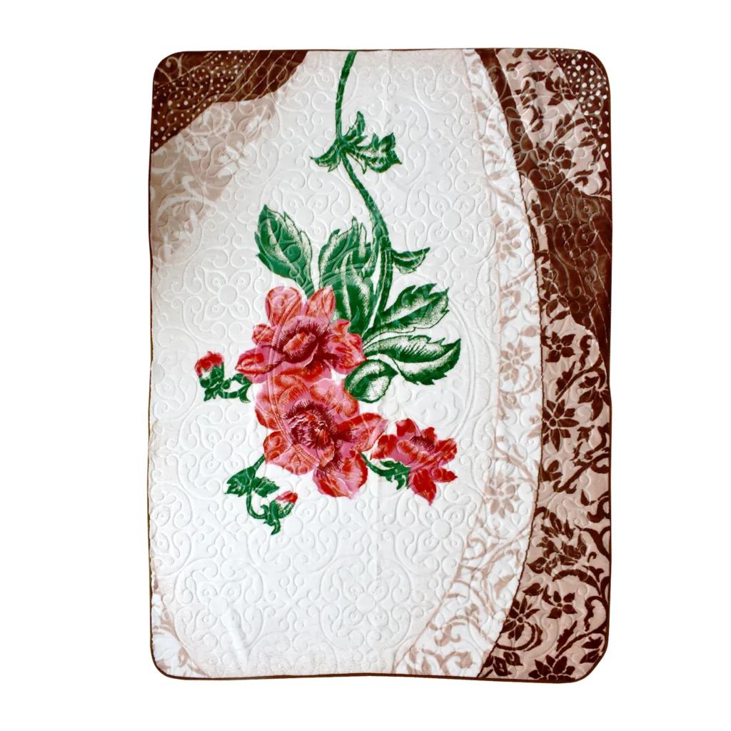 پتو گلبافت مدل 199/13 یک نفره سایز 160×220 سانتی متر