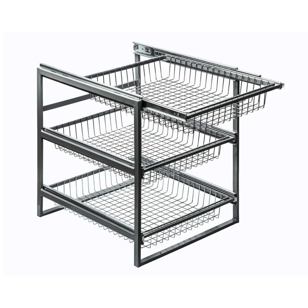 سبد کابینت مدل کف ثابت سه طبقه کد SXK-35