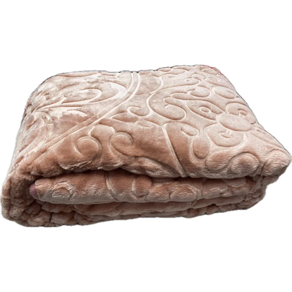 پتو گلبافت مدل آمبوس برجسته سایز 160×220 سانتی متر