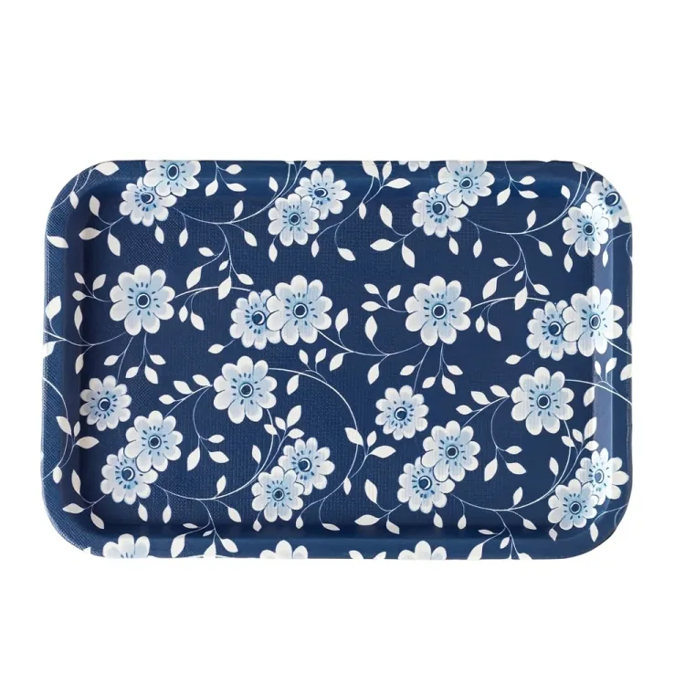 سینی بدون دسته مادام کوکو مدل Reve Bleu Vista سایز 31*21 سانتی متر