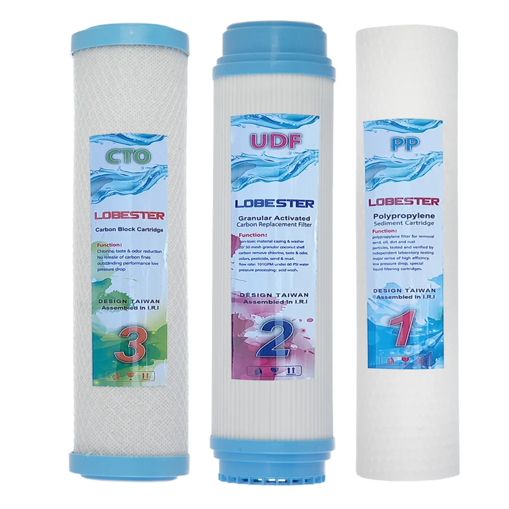 فیلتر تصفیه آب لابستر مدل C-11 بسته 3 عددی
