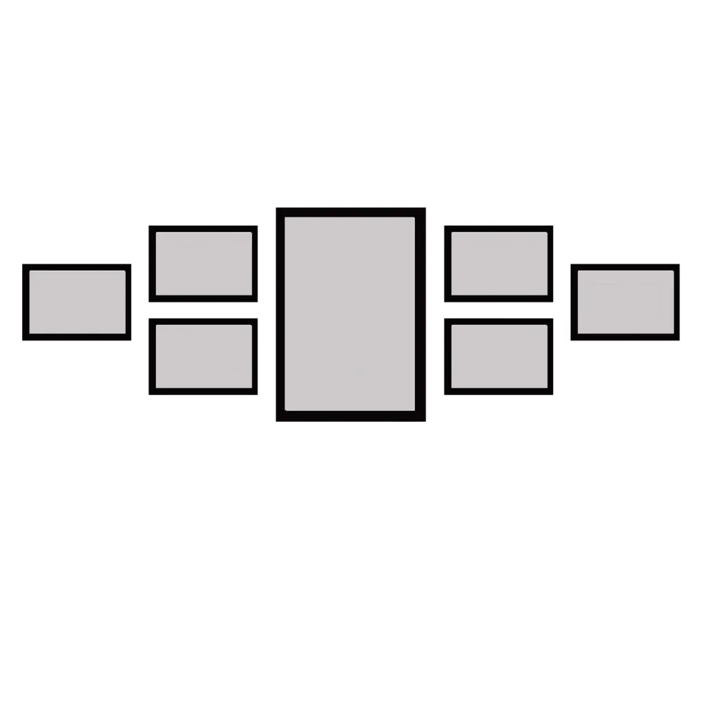 قاب عکس بکلیت مدل 215-2 مجموعه 7 عددی