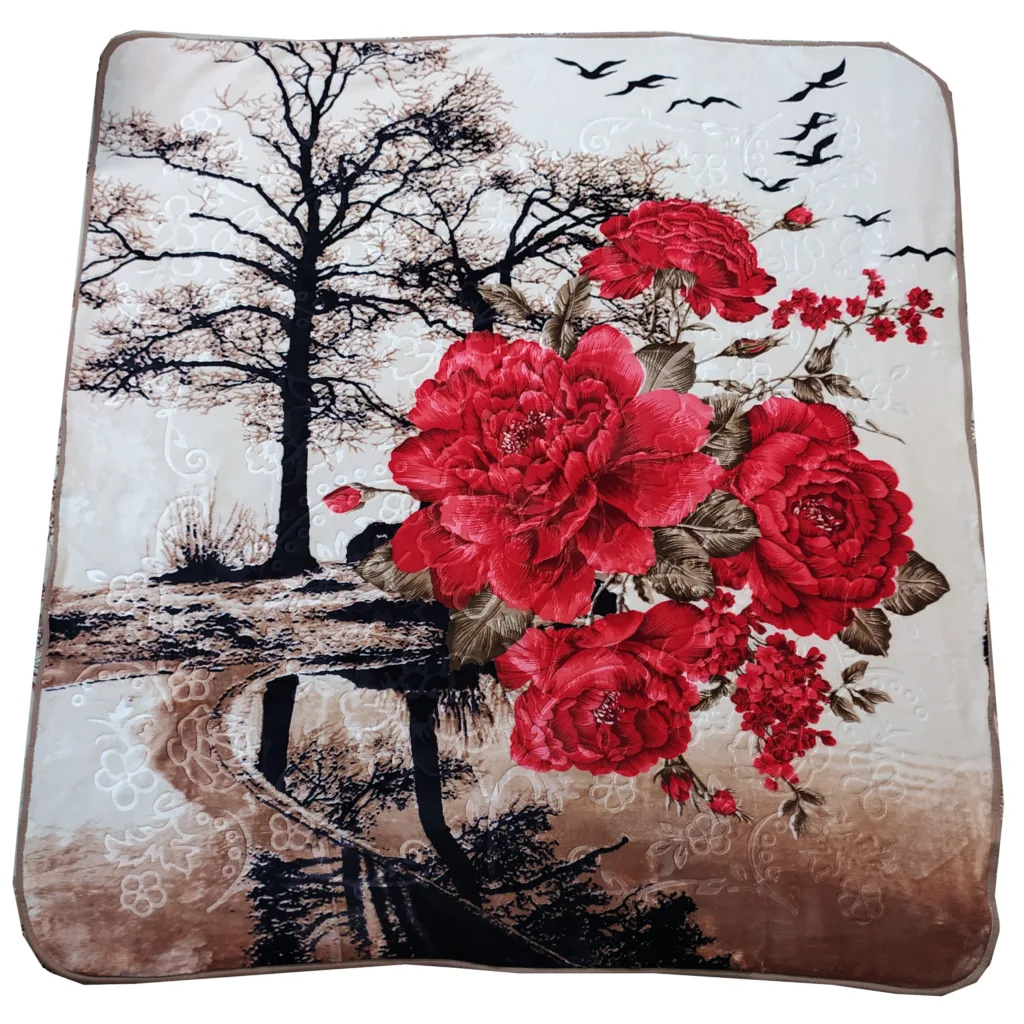 پتو شادیلون مدل Rose دونفره سایز 200×230 سانتی متر
