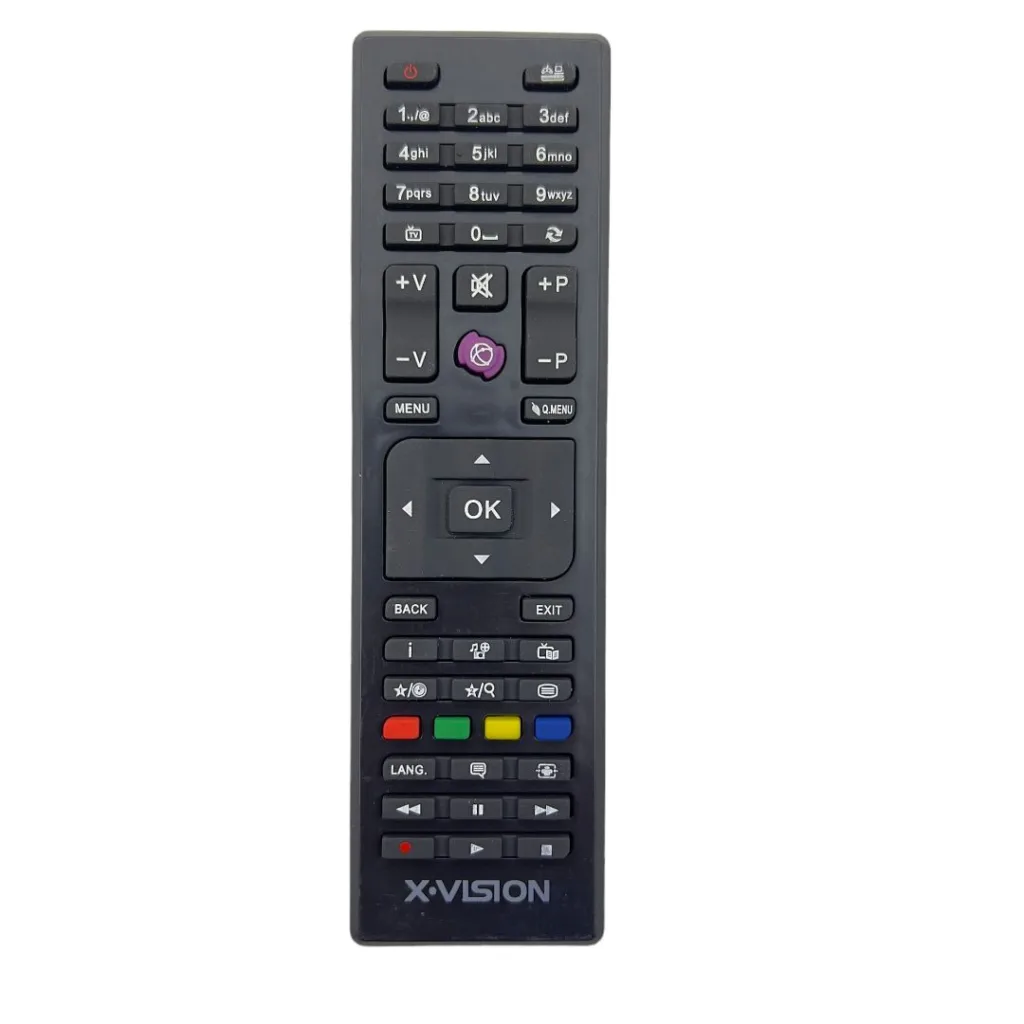 ریموت کنترل تلویزیون ایکس ویژن مدل ak9873456