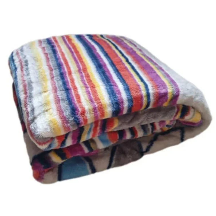 پتو یک نفره گلبافت مدل مورا  سایز 220×160 سانتی‌متر
