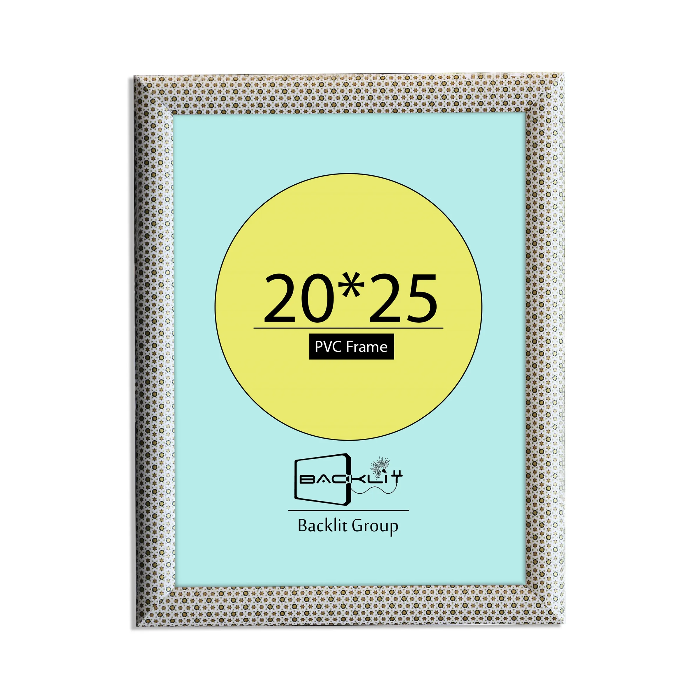 قاب عکس بکلیت طرح خاتم مدل رومیزی 20x25-3CM