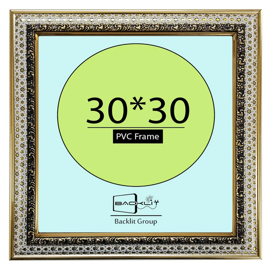 قاب عکس بکلیت مدل خاتم گلدار سایز 30×30 سانتی متر