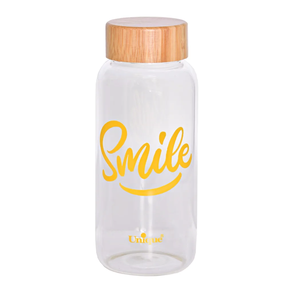 بطری آب یونیک طرح smile کد 3060 گنجایش 0.83 لیتر