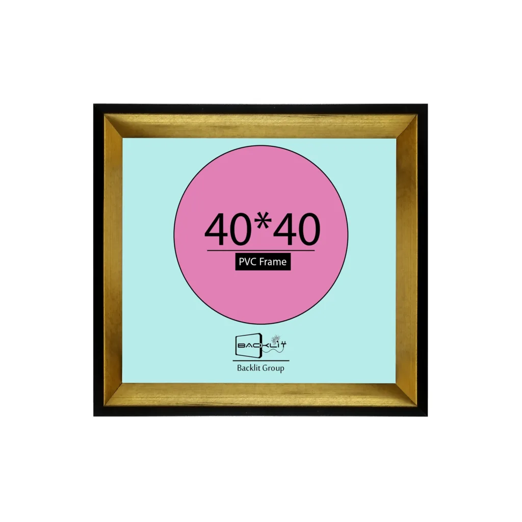 قاب عکس بکلیت مدل دورنگ 40×40-208
