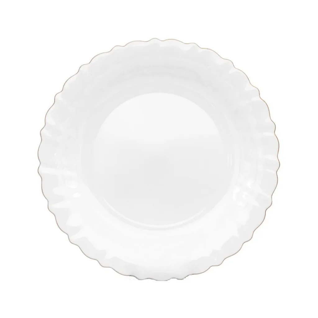 بشقاب خورش خوری دیلایت مدل لب طلا