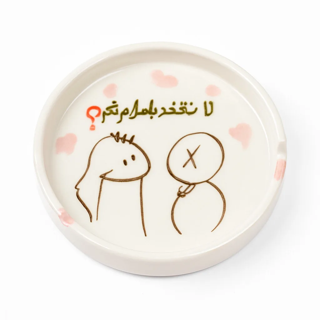زیرسیگاری مدل نقاشی