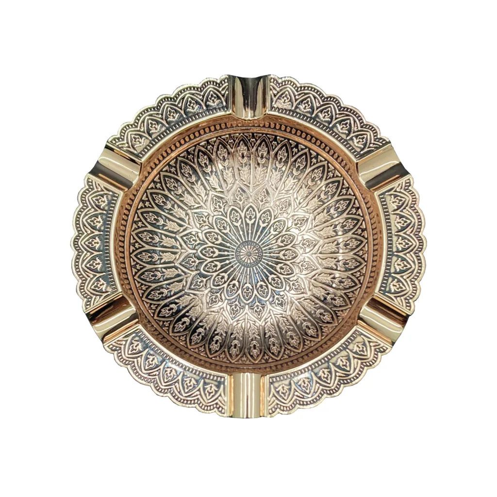 زیرسیگاری زورو مدل آنتیک گرد کد DKD-1755