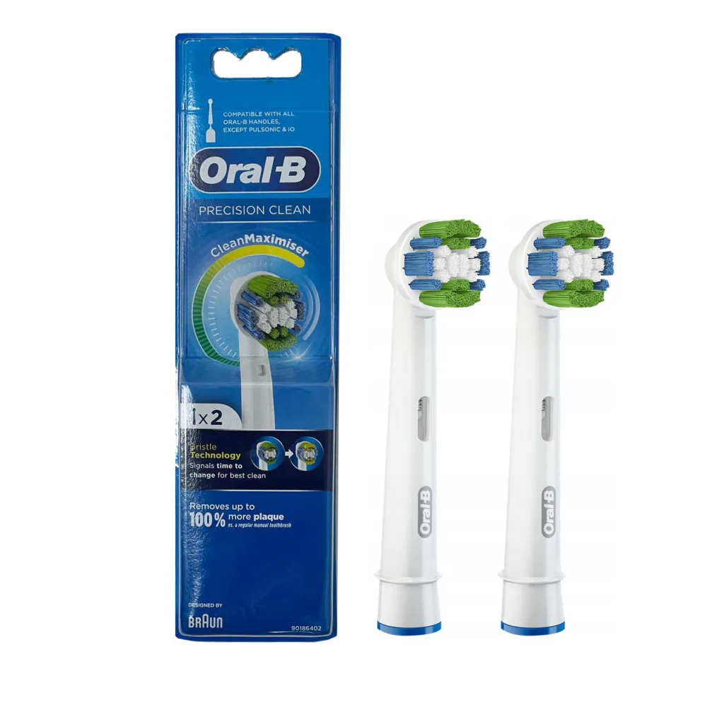 سری یدک مسواک برقی اورال-بی مدل Precision Clean بسته 2 عددی