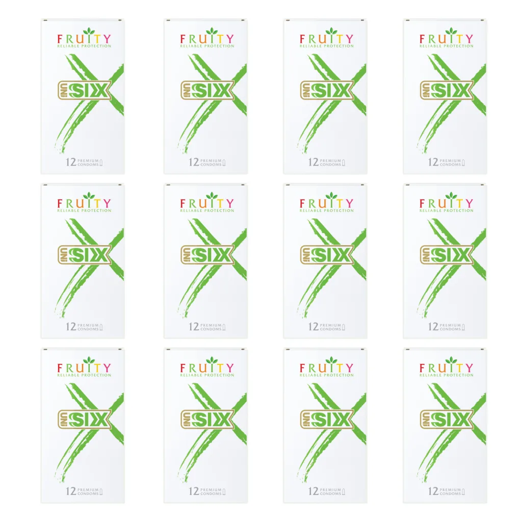 کاندوم سیکس مدل Mix Fruits-N دوازده بسته 12 عددی
