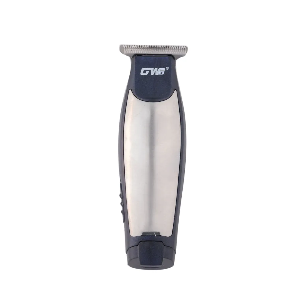 ماشین اصلاح موی سر و صورت شارژی جی دبلیو مدل G-9819، اصلاح به صورت خط زن و صفر زن، منبع انرژی با برق و باتری، تکنولوژی اصلاح به صورت تریمر، اندازه اصلاح 0.1 میلی‌متر، مدت زمان شارژ 480 دقیقه و مدت زمان استفاده پس از شارژ 60 دقیقه، به همراه شارژر و روغن