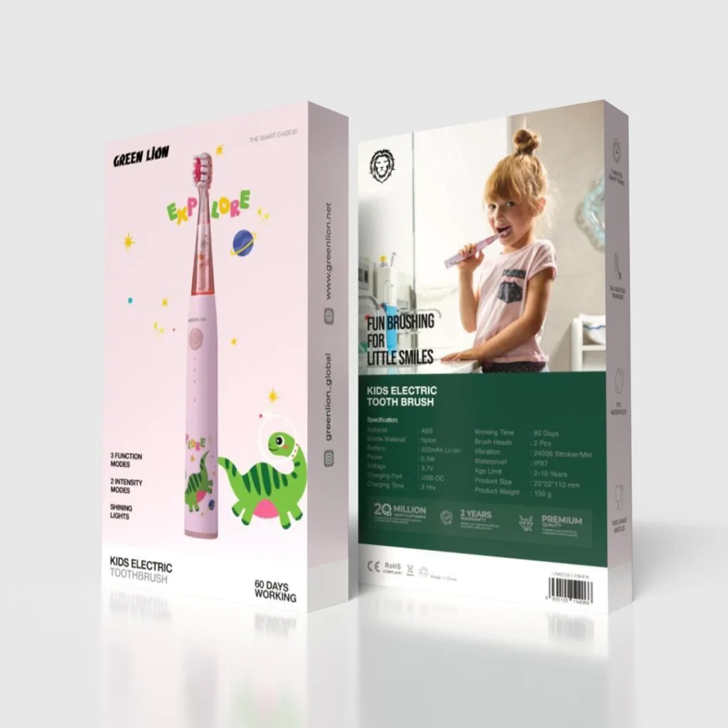 مسواک برقی گرین لاین مدل KIDS ELECTRIC