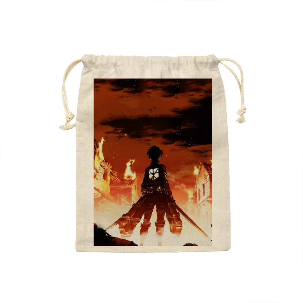 کیسه نان و سبزی ترمه طراحان ایده طرح اَتک آن تایتان Attack on Titan کد strm0359 – S