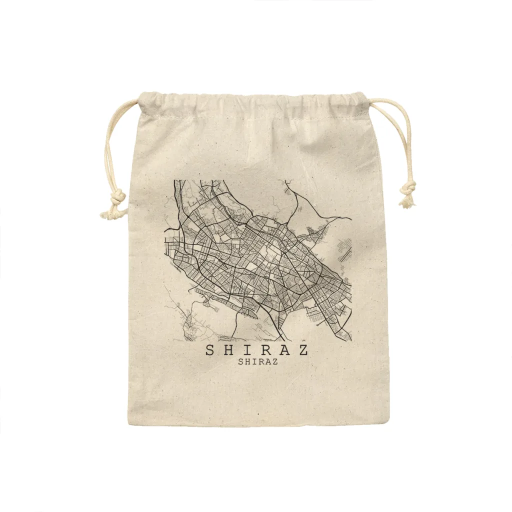 کیسه نان و سبزی ترمه طراحان ایده مدل نقشه شهر شیراز کد map0509 – S سایز 19×19 سانتی متر
