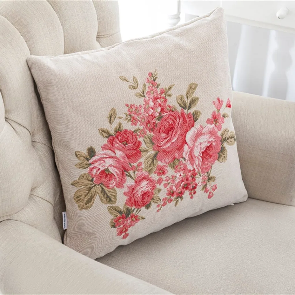کاور کوسن انگلیش هوم مدل Roses سایز 45×45 سانتی متر