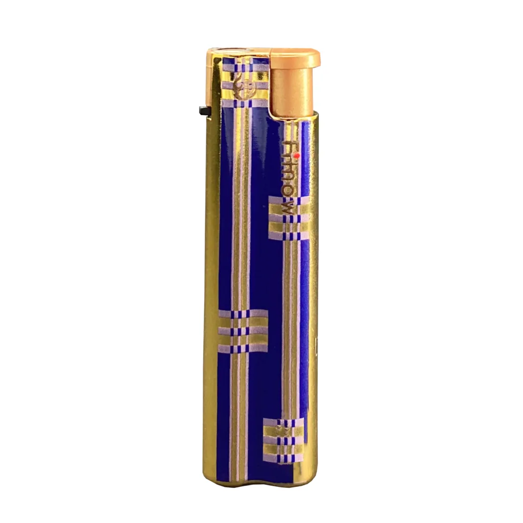 فندک گازی فیتنو مدل دکمه ای طرح گرافیکی کد DKD-2095