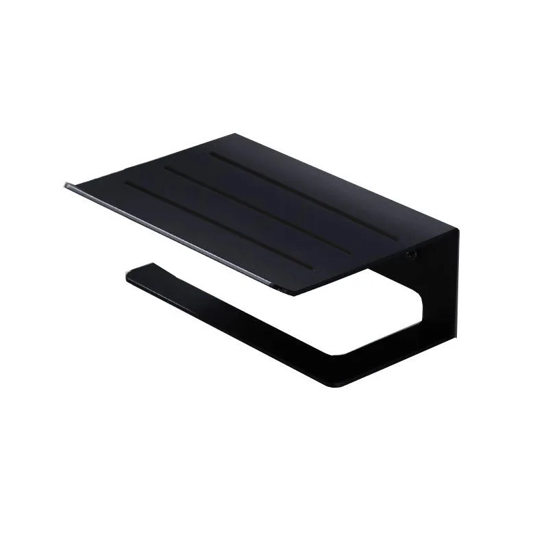 پایه رول دستمال کاغذی مدل لبه دار فلزی کد zb10