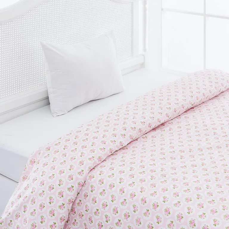 روکش لحاف پنبه انگلیش هوم مدل Rosy Rose یک نفره سایز 220×160 سانتی‌متر
