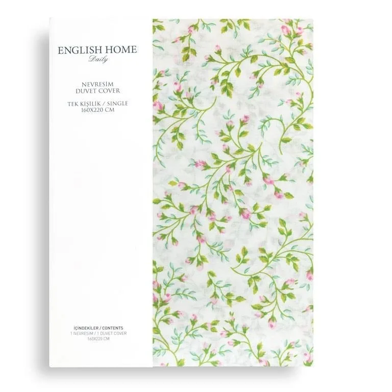 روکش لحاف پنبه انگلیش هوم مدل Rosebella دو نفره سایز 220x200 سانتی‌متر