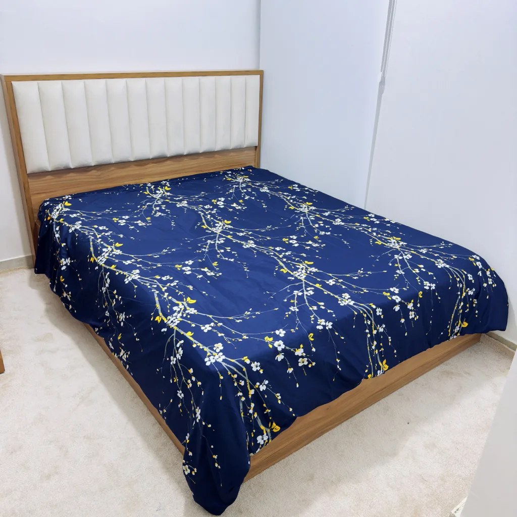 کاور لحاف ناتوسا مدل شکوفه دو نفره سایز 200×220 سانتی متر