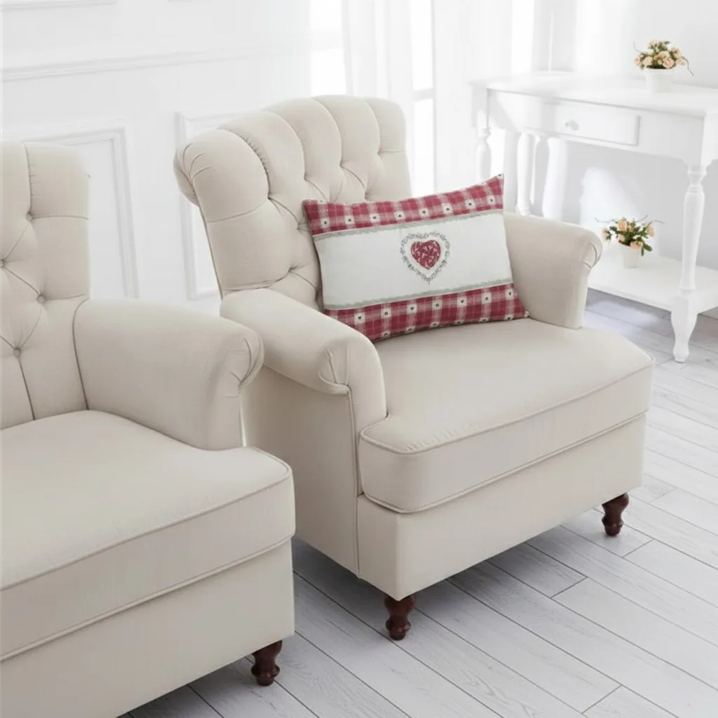 کاور کوسن انگلیش هوم مدل Heart سایز 50×30 سانتی متر