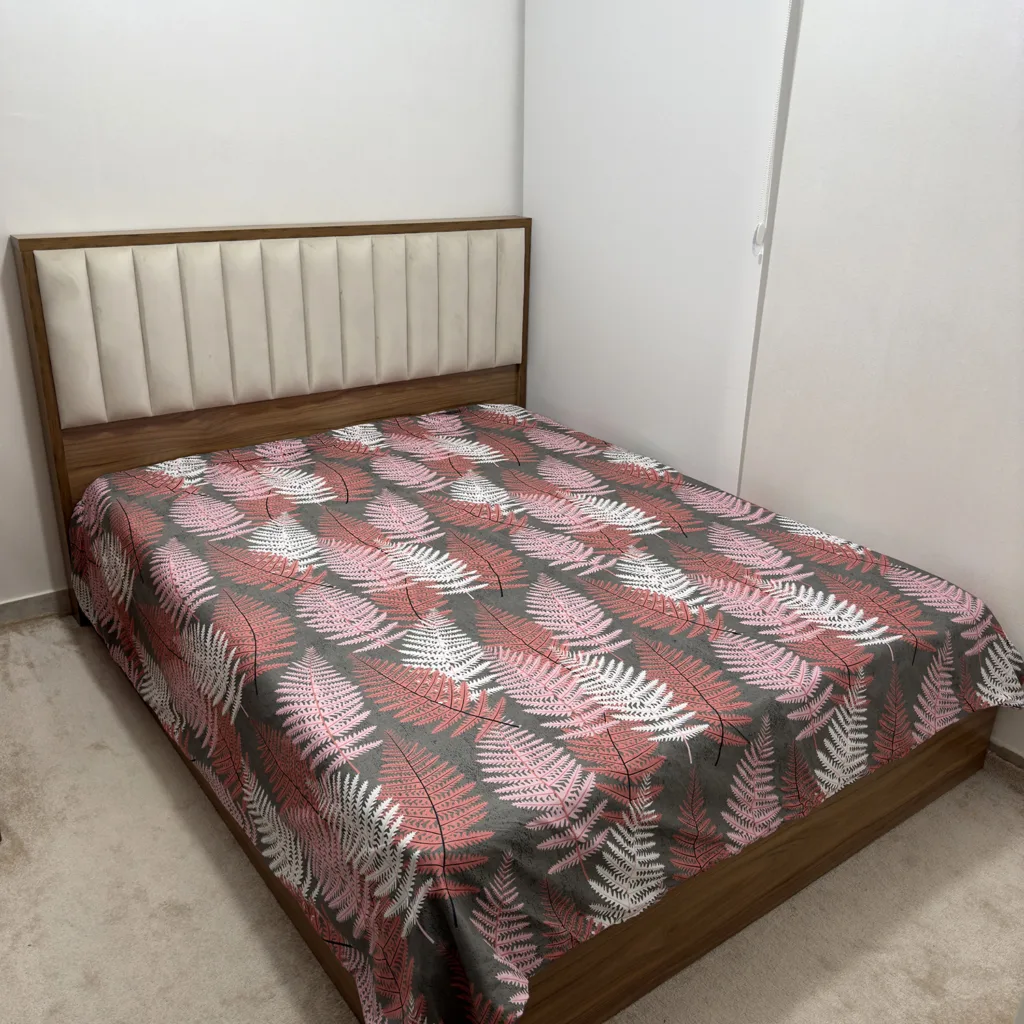 کاور لحاف ناتوسا مدل سرخس دو نفره سایز 200×220 سانتی متر