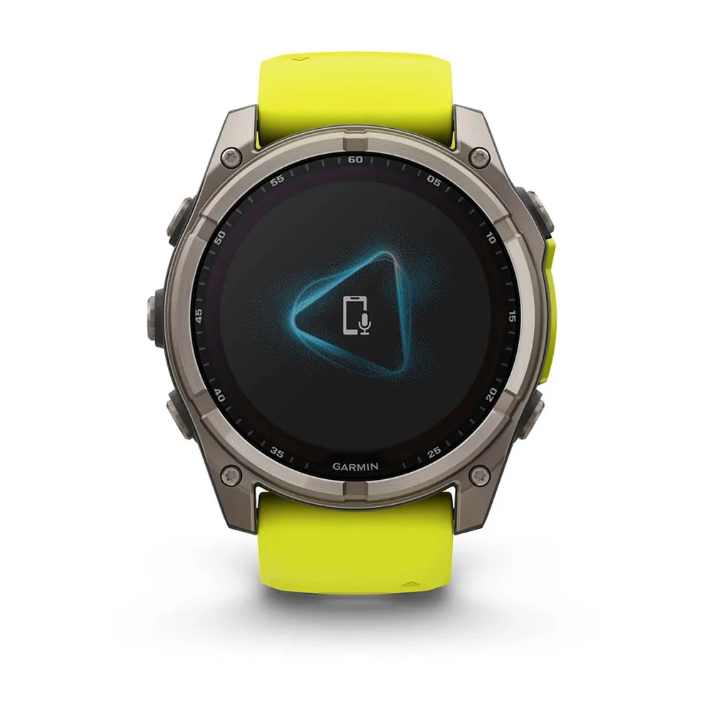 ساعت هوشمند 51 میلیمتری گارمین مدل Fenix 8 Solar Sapphire با بند سیلیکونی