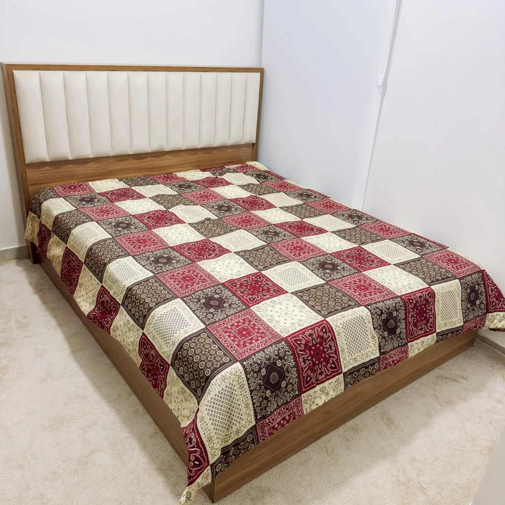 کاور لحاف ناتوسا مدل سنتی دو نفره سایز 200×220 سانتی متر