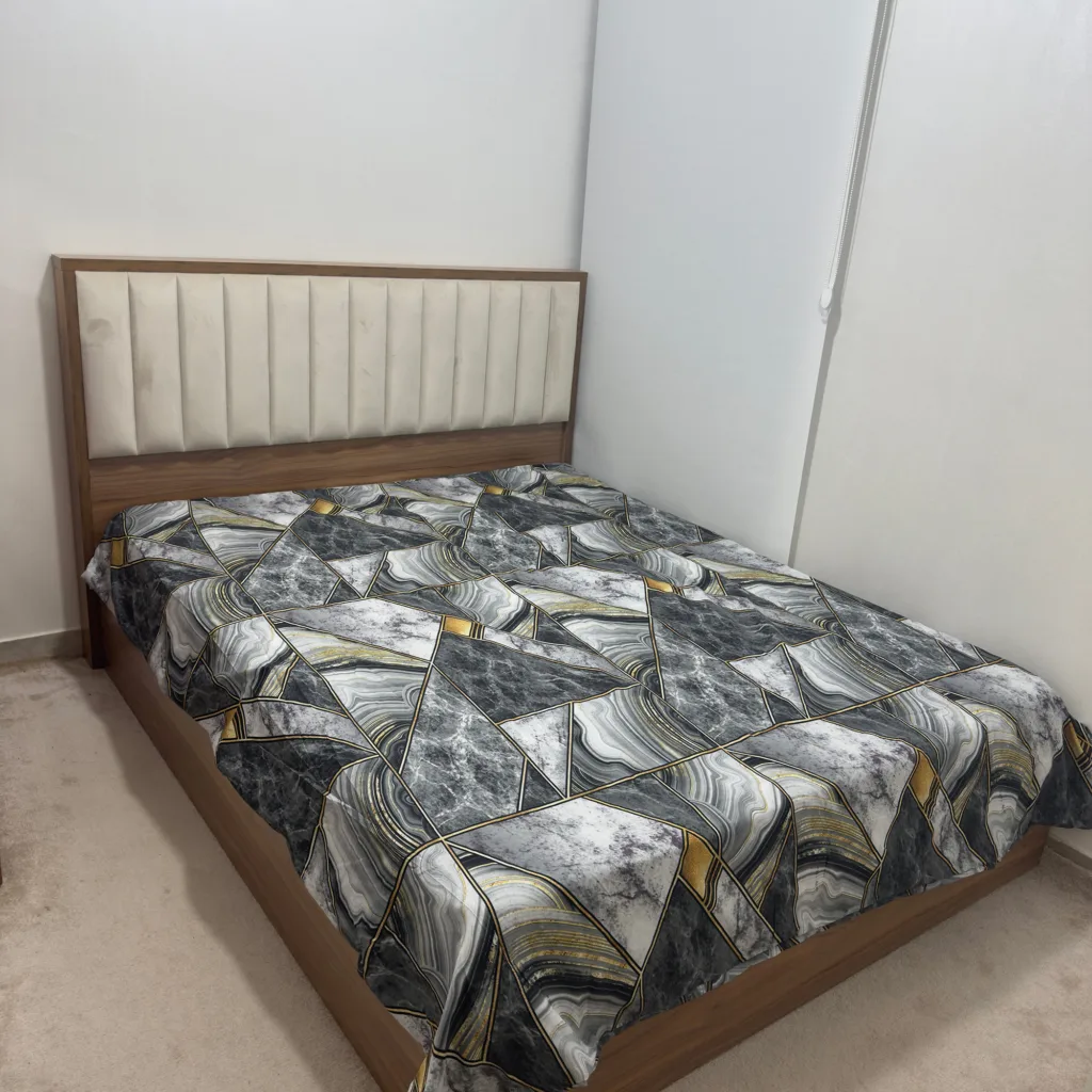 روکش لحاف مایکروفایبر ناتوسا مدل اطلس دو نفره سایز 220×200 سانتی‌متر