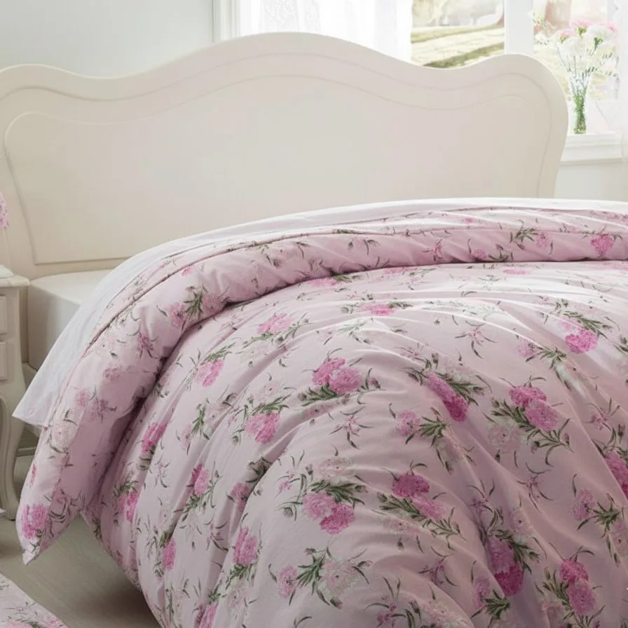 روکش لحاف پنبه انگلیش هوم مدل Carnation دو نفره سایز 260×220 سانتی‌متر