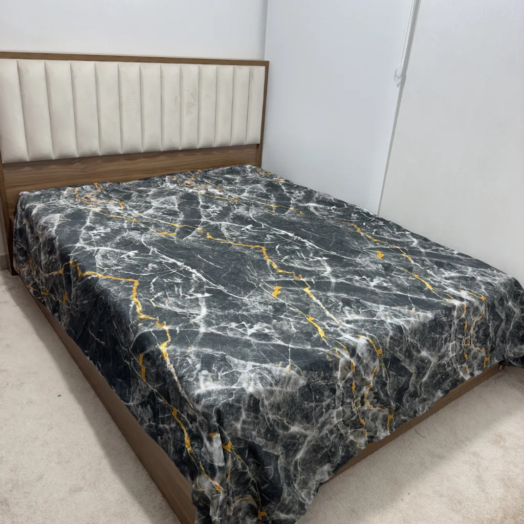 روکش لحاف مایکروفایبر ناتوسا مدل لوتوس دو نفره سایز 220×200 سانتی‌متر