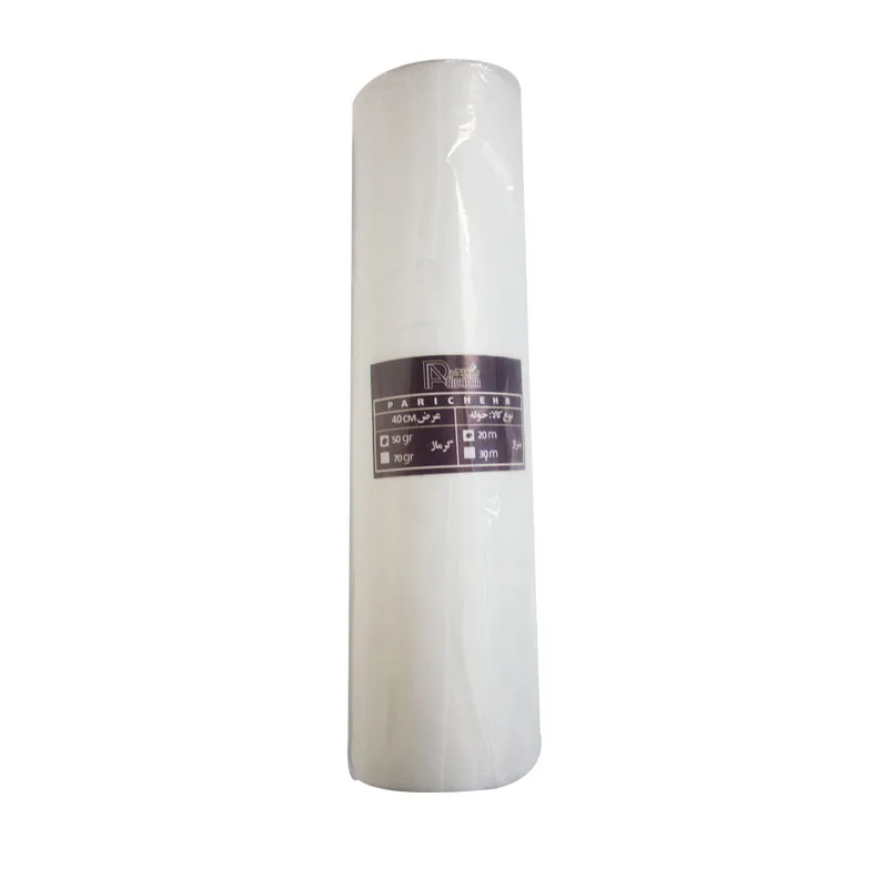 حوله یکبار مصرف پریچهر مدل M-20 سایز 40×80 سانتی متر رول 20 متری