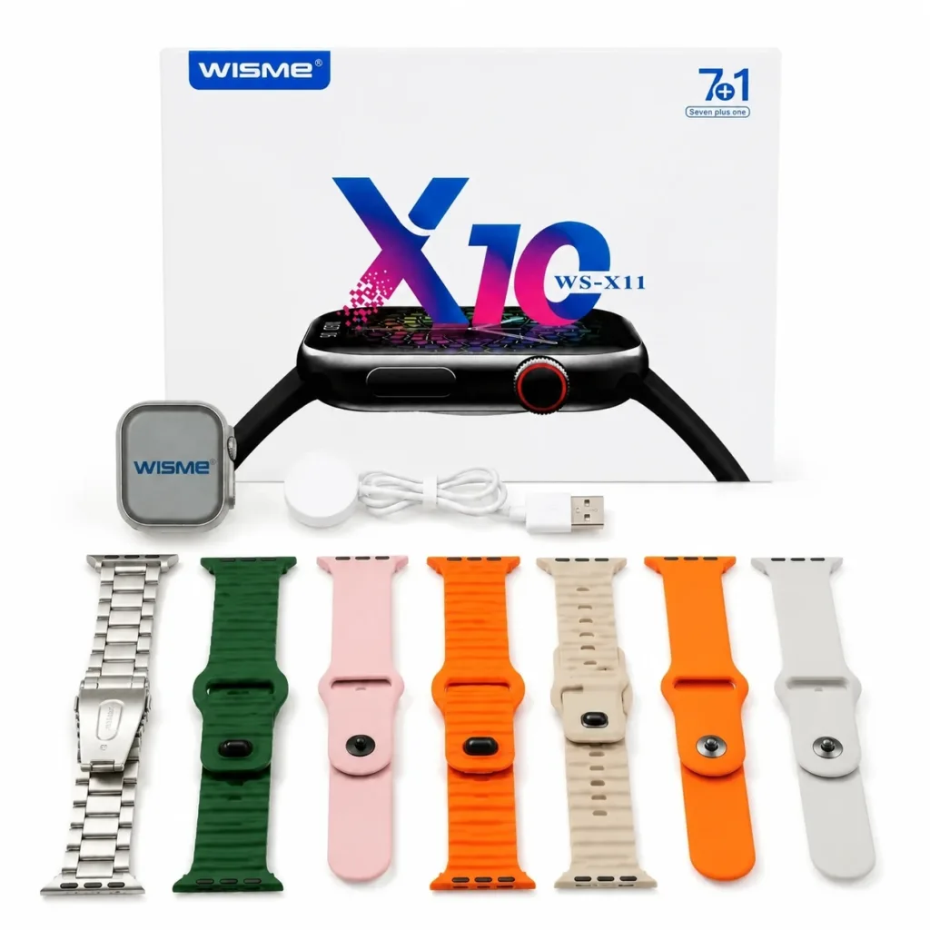 ساعت هوشمند 1.9 اینچی ویسمی مدل WS-X11 با بند سیلیکونی