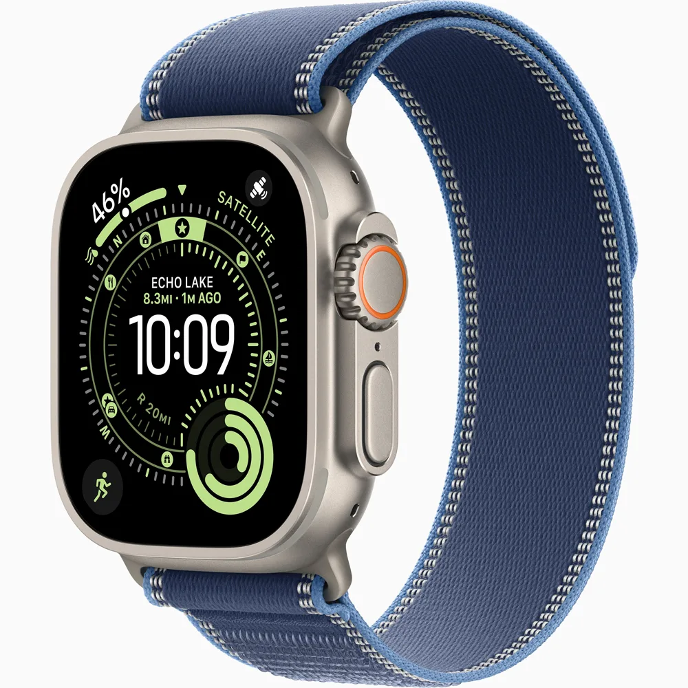 ساعت هوشمند 49 میلی متری اپل مدل Ultra 3 Natural Titanium Case با بند Trail